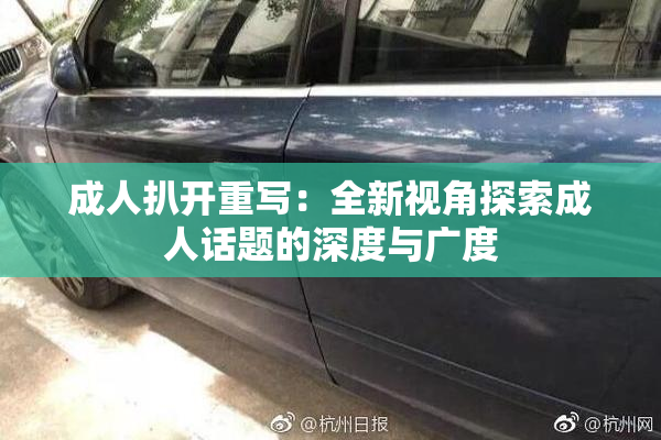 成人扒开重写：全新视角探索成人话题的深度与广度