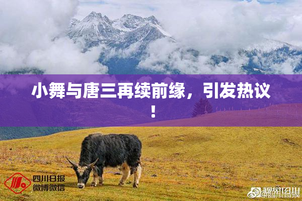 小舞与唐三再续前缘，引发热议！