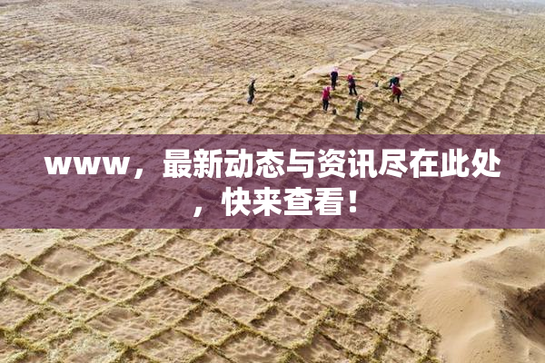 www，最新动态与资讯尽在此处，快来查看！