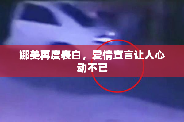 娜美再度表白，爱情宣言让人心动不已