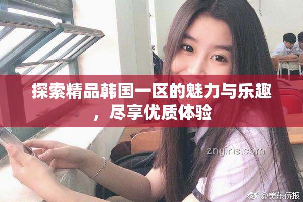 探索精品韩国一区的魅力与乐趣，尽享优质体验