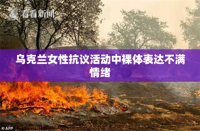 乌克兰女性抗议活动中裸体表达不满情绪