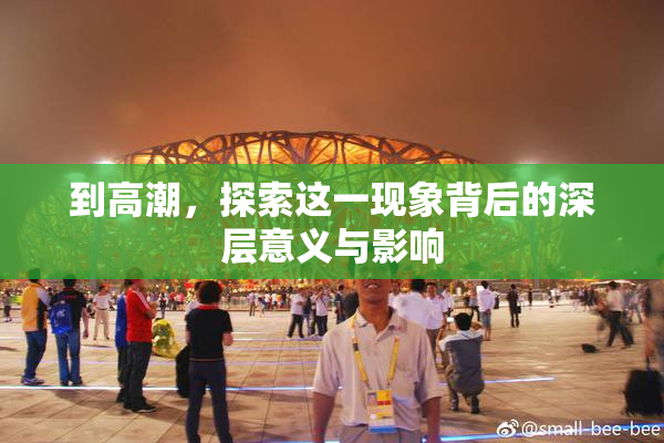 到高潮，探索这一现象背后的深层意义与影响