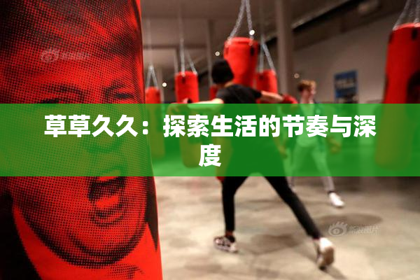 草草久久：探索生活的节奏与深度