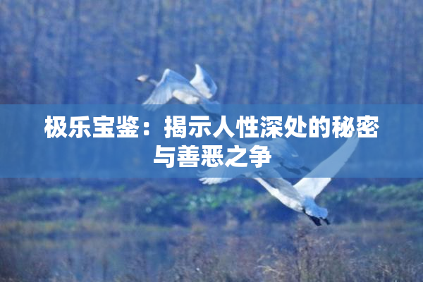 极乐宝鉴：揭示人性深处的秘密与善恶之争