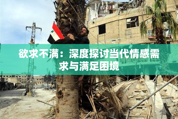 欲求不满：深度探讨当代情感需求与满足困境