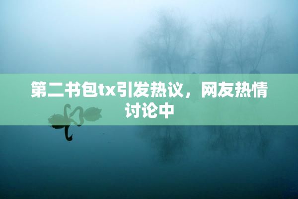 第二书包tx引发热议，网友热情讨论中