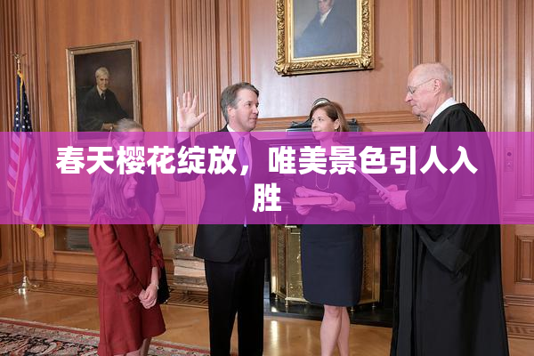 春天樱花绽放，唯美景色引人入胜