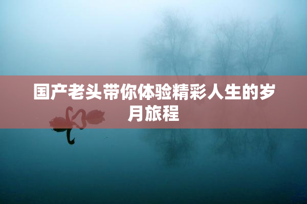国产老头带你体验精彩人生的岁月旅程