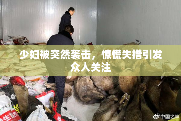 少妇被突然袭击，惊慌失措引发众人关注