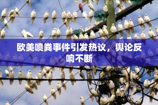 欧美喷粪事件引发热议，舆论反响不断
