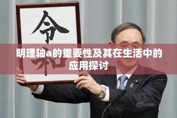 明理轴a的重要性及其在生活中的应用探讨