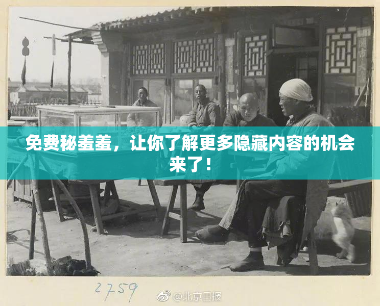 免费秘羞羞，让你了解更多隐藏内容的机会来了！