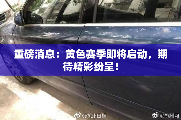 重磅消息：黄色赛季即将启动，期待精彩纷呈！