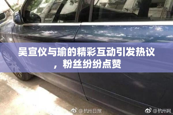 吴宣仪与瑜的精彩互动引发热议，粉丝纷纷点赞