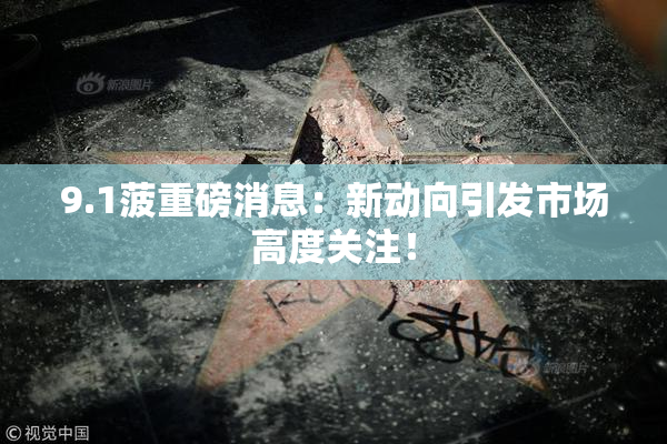 9.1菠重磅消息：新动向引发市场高度关注！