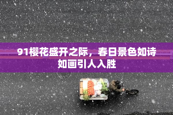 91樱花盛开之际，春日景色如诗如画引人入胜