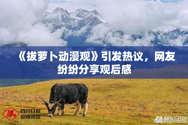 《拔萝卜动漫观》引发热议，网友纷纷分享观后感