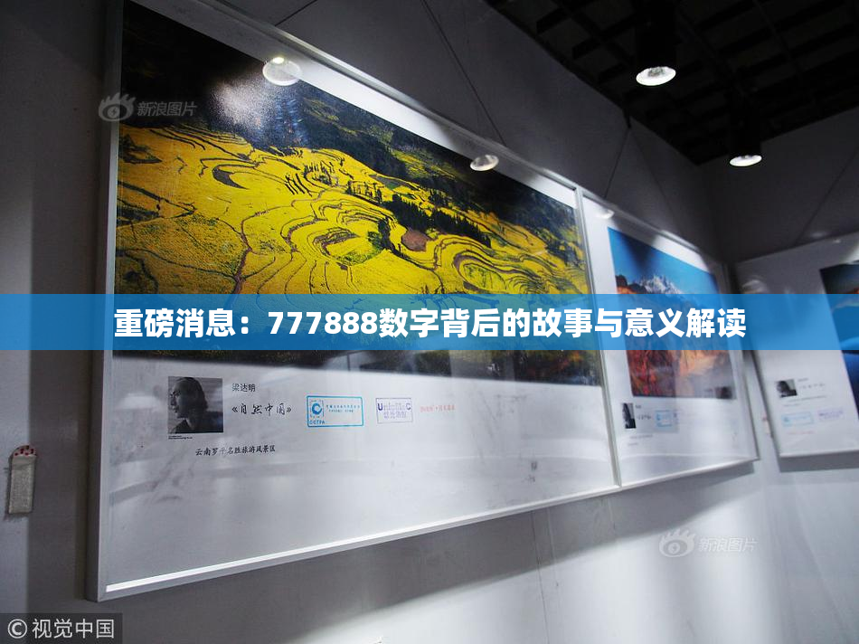 重磅消息：777888数字背后的故事与意义解读