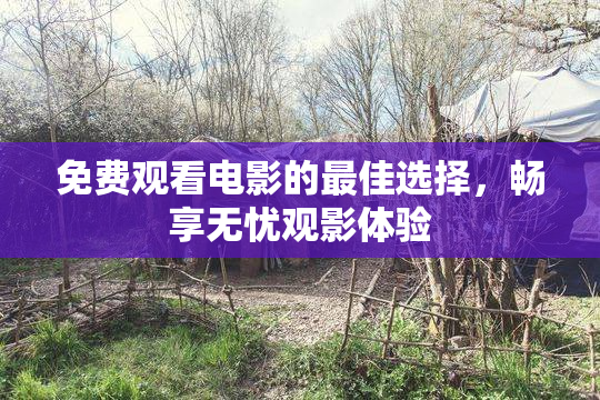 免费观看电影的最佳选择，畅享无忧观影体验