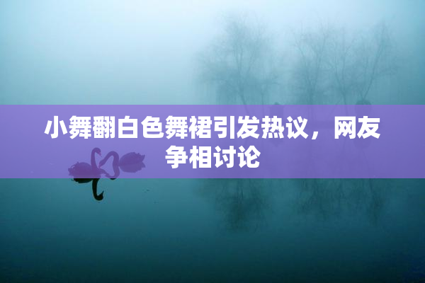 小舞翻白色舞裙引发热议，网友争相讨论
