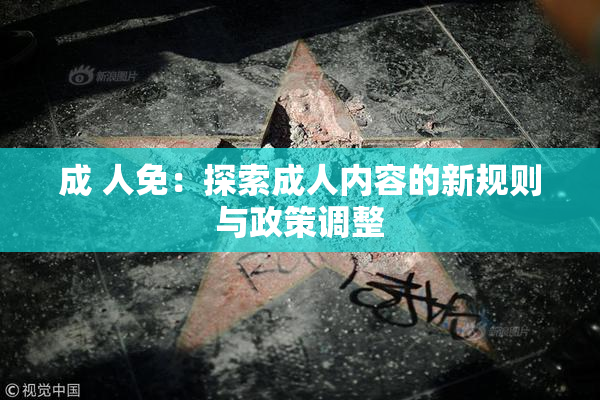 成 人免：探索成人内容的新规则与政策调整