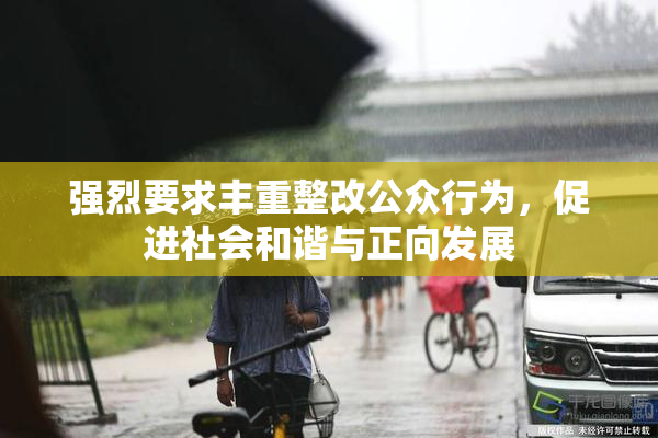 强烈要求丰重整改公众行为，促进社会和谐与正向发展