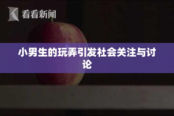 小男生的玩弄引发社会关注与讨论