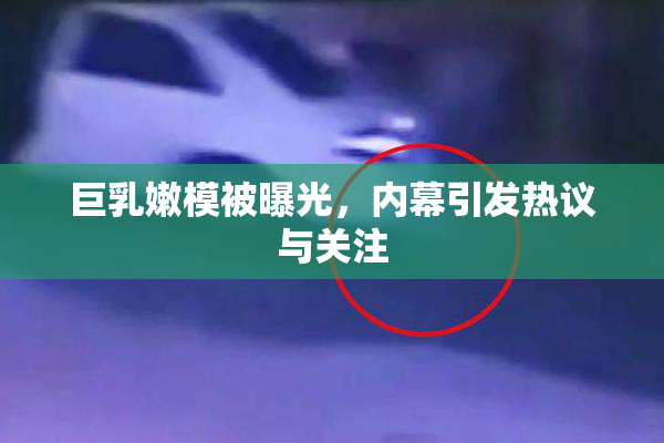 巨乳嫩模被曝光，内幕引发热议与关注