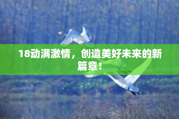 18动满激情，创造美好未来的新篇章！