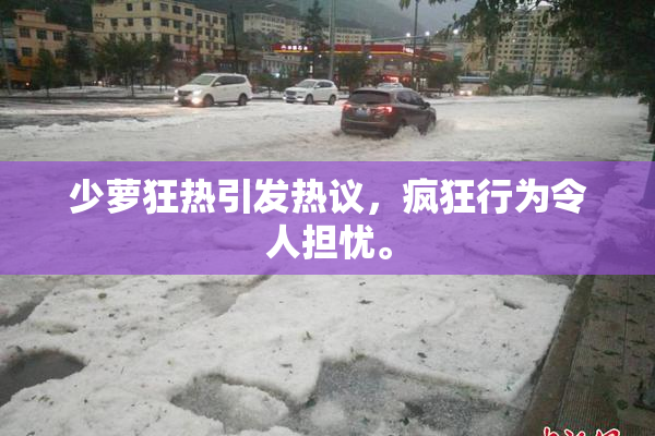 少萝狂热引发热议，疯狂行为令人担忧。