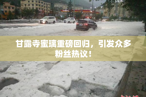 甘露寺蜜璃重磅回归，引发众多粉丝热议！