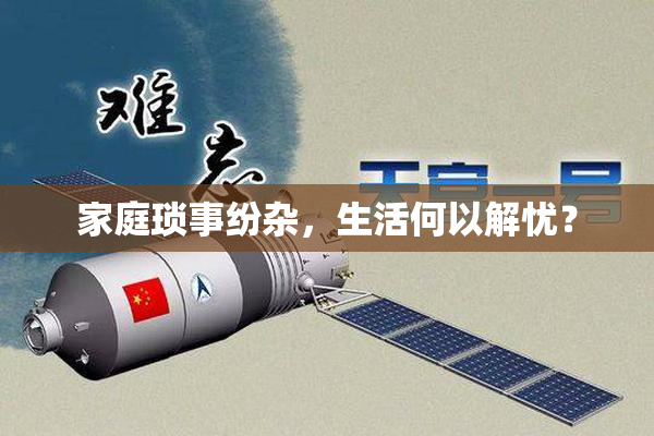 家庭琐事纷杂，生活何以解忧？