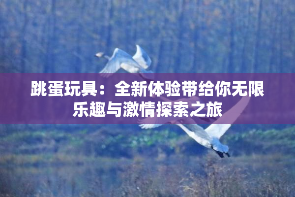 跳蛋玩具：全新体验带给你无限乐趣与激情探索之旅