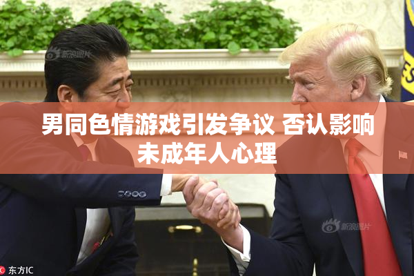 男同色情游戏引发争议 否认影响未成年人心理