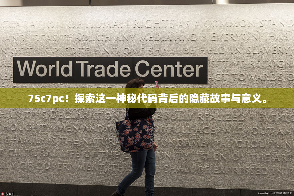 75c7pc！探索这一神秘代码背后的隐藏故事与意义。