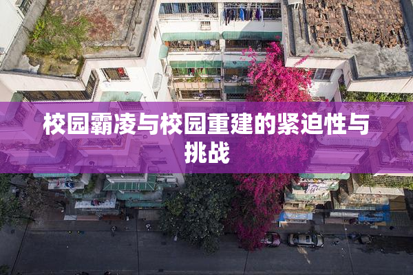 校园霸凌与校园重建的紧迫性与挑战