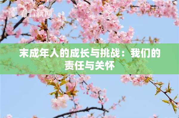 末成年人的成长与挑战：我们的责任与关怀