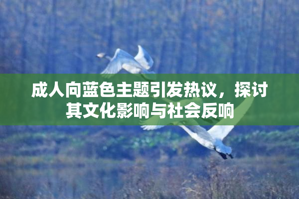 成人向蓝色主题引发热议，探讨其文化影响与社会反响