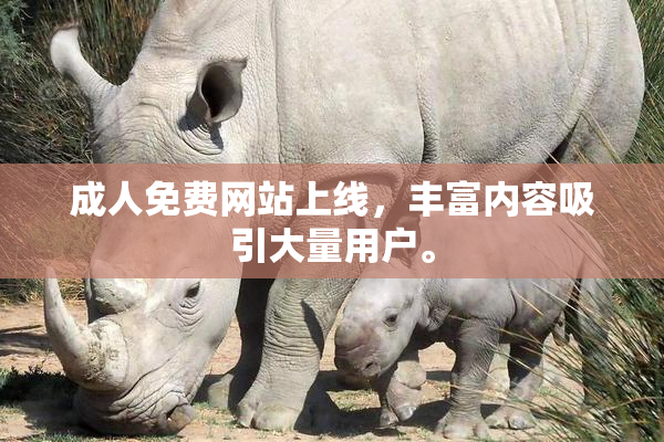 成人免费网站上线，丰富内容吸引大量用户。