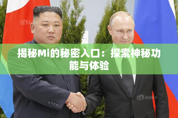 揭秘Mi的秘密入口：探索神秘功能与体验
