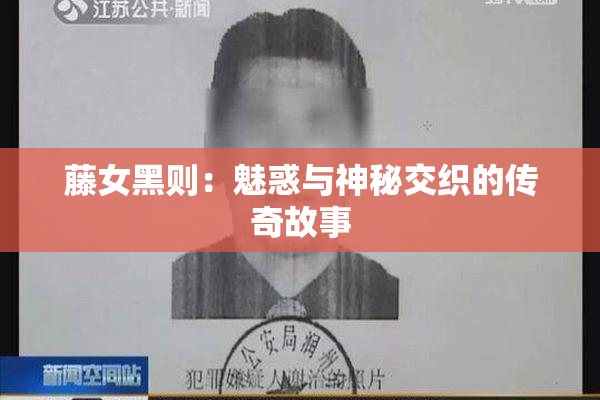 藤女黑则：魅惑与神秘交织的传奇故事