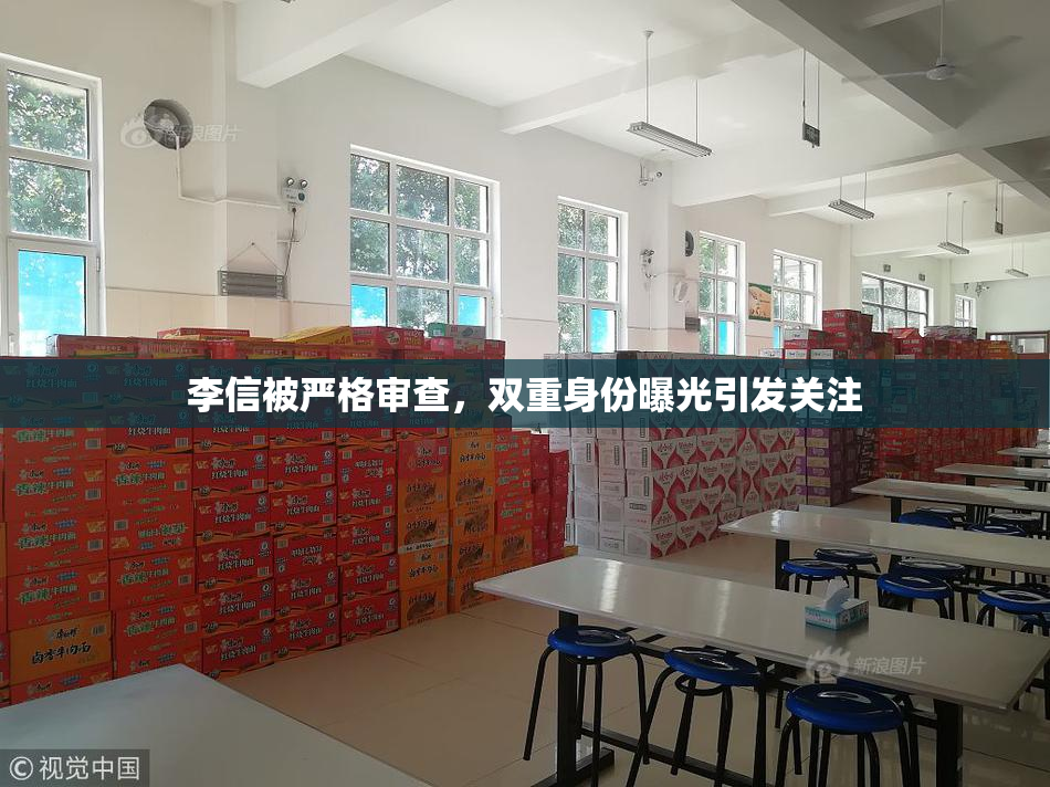 李信被严格审查，双重身份曝光引发关注