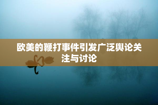 欧美的鞭打事件引发广泛舆论关注与讨论