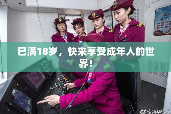 已满18岁，快来享受成年人的世界！