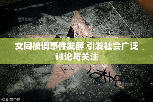 女同被调事件发酵 引发社会广泛讨论与关注