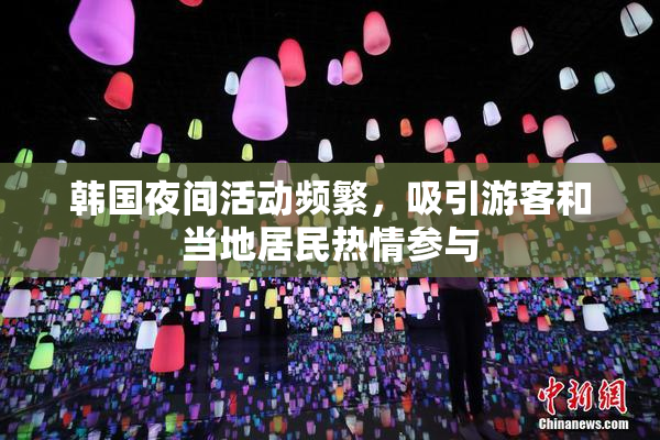 韩国夜间活动频繁，吸引游客和当地居民热情参与