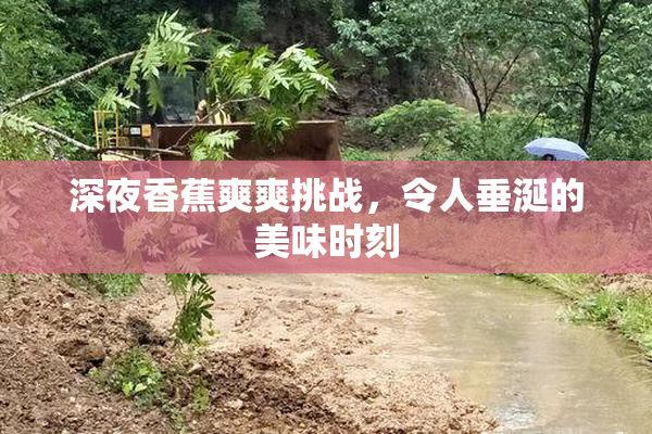 深夜香蕉爽爽挑战，令人垂涎的美味时刻