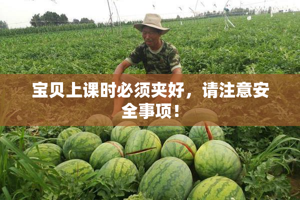 宝贝上课时必须夹好，请注意安全事项！