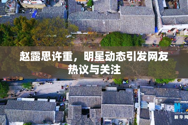 赵露思许重，明星动态引发网友热议与关注